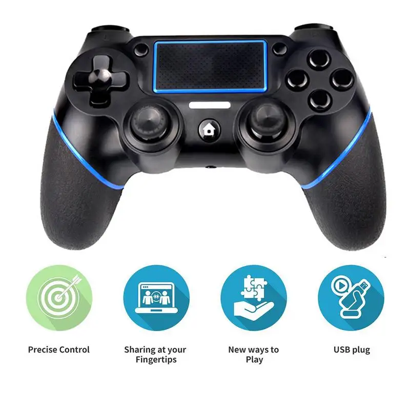 

PS4 Bluetooth Wireless Game Controller Gamepad ABS For Sony PS4 Game Console / Android / Computer Gaming Handle