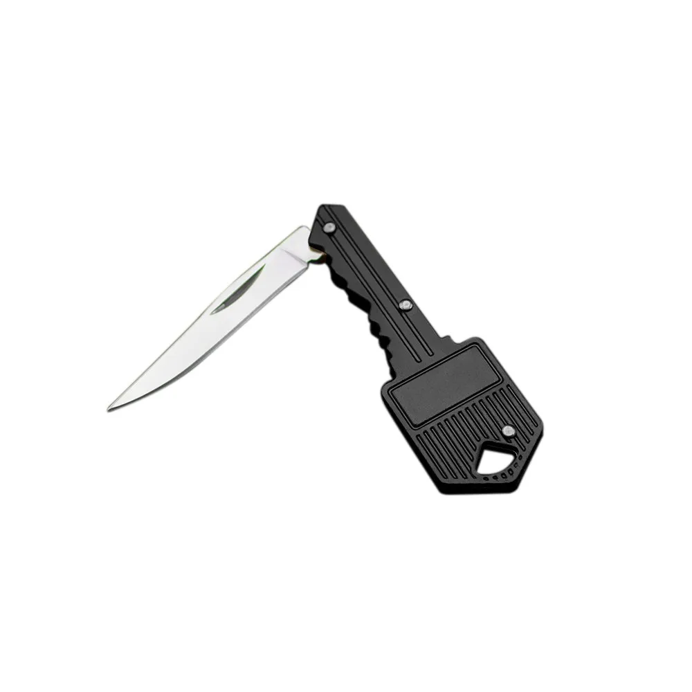 Keychain Camping Key Ring With Folding Mini Cutter Hunting Survival Tactical Pocket Knives Black | Спорт и развлечения