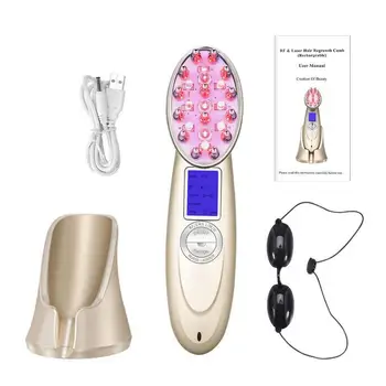 

Laser Hair Growth Comb Photon Light Therapy Hairbrush Scalp Massage Comb Anti Hair Loss Treatment Massager Regrowth Brush ac