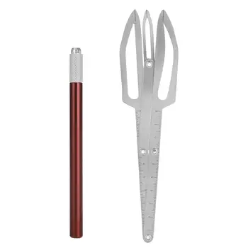 

Stainless Steel Golden Ratio Eyebrow Tattoo Makeup Measure Tool Tattoo Pen Eyebrow Ruler Measure Tool Tattoo Pen