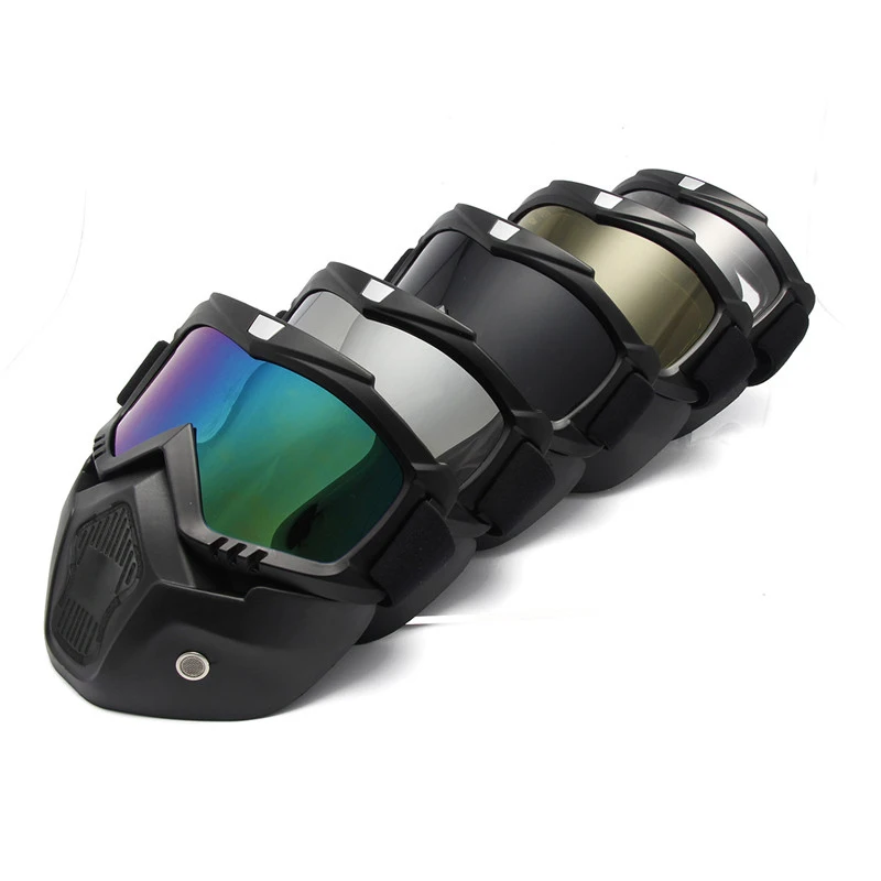 Herorider Ski Bike Motorcycle?Mask Motocross Motorbike Motor Open Face Detachable P25