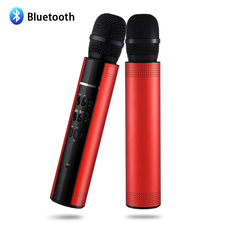 Bluetooth беспроводной микрофон караоке профессиональный записывающий конденсатор