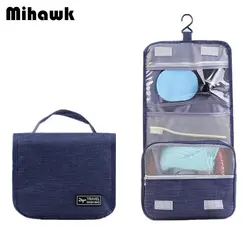 Mihawk висит необходимые для путешествия косметички Для женщин Для мужчин мыть несессер макияж сумка Водонепроницаемый Органайзер