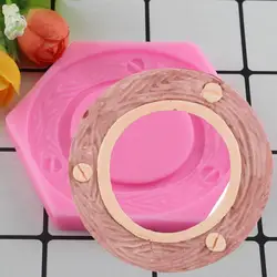 Винтаж кружево рамка силиконовая форма для выпечки украшения торта инструмент шоколадная мастика Плесень Sugarcraft кухня гаджет