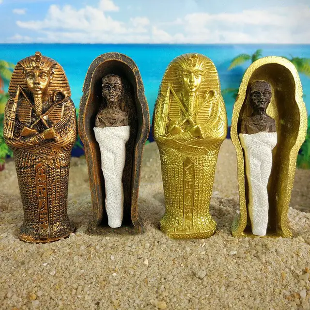 1pc Ancient Egyptian Mummification Model Horror Theme Mini