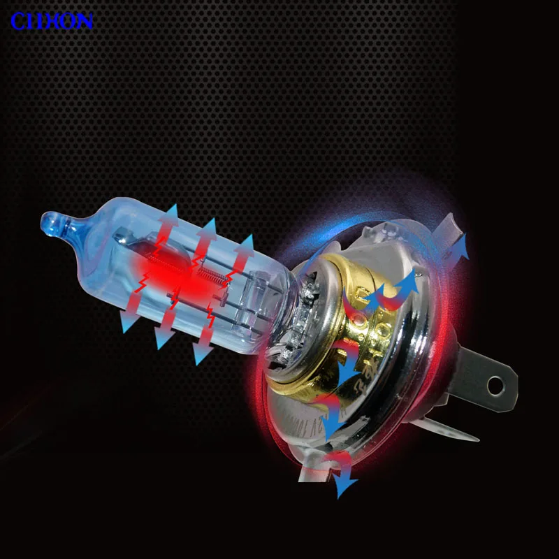 Ciihon 4 шт. для VW POLO 6N1 94 99 хэтчбек салун 55 Вт 100 Супер Белый Ксенон H4 HID