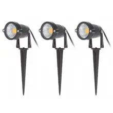 Садовый светодио дный лампа пятно света AC 85 V-256 V Водонепроницаемый Открытый Путь пейзаж Спайк сад света светодио дный лампа