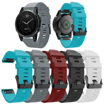 

20mm Watchband Strap for Garmin Fenix 5S Smart Watch Quick Release Silicone Easy Fit Wrist Band Strap For Garmin Fenix 5S