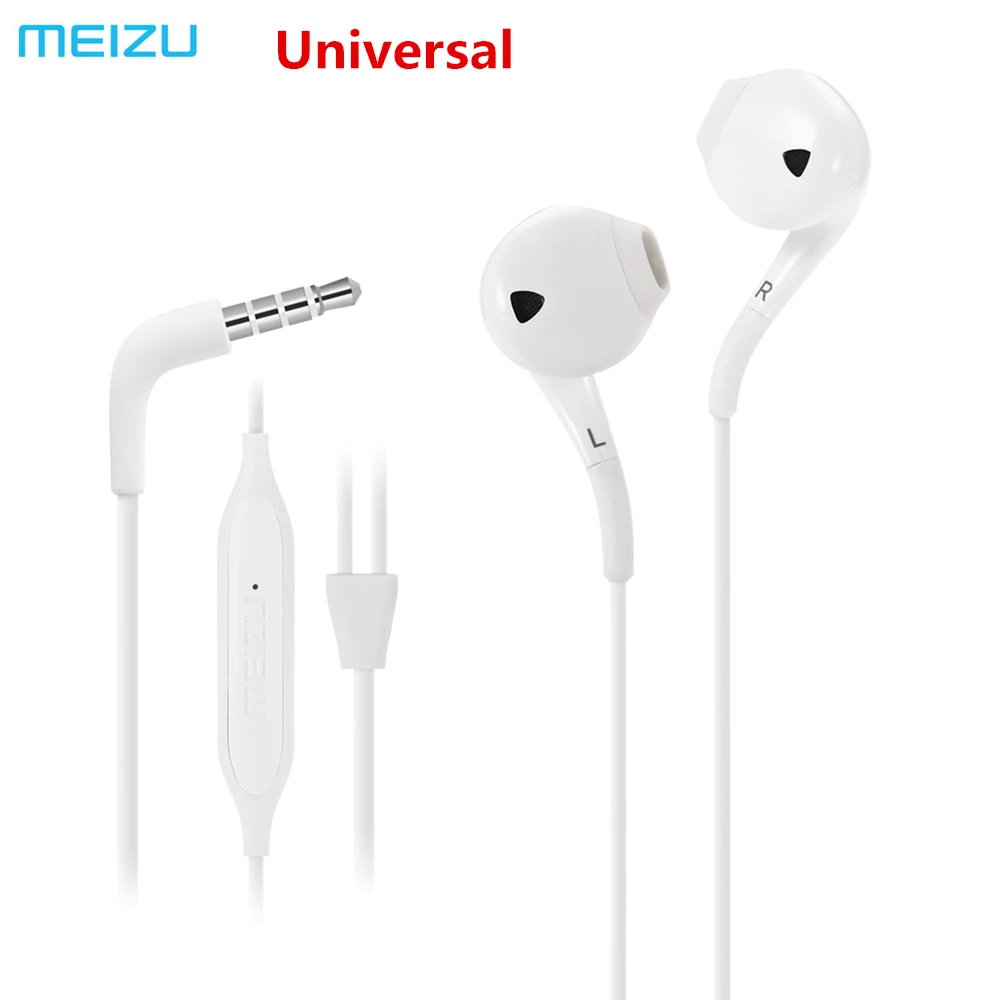Новые Meizu EP2X Музыка наушники-вкладыши с микрофоном на шнур Управление Hi-Fi стерео