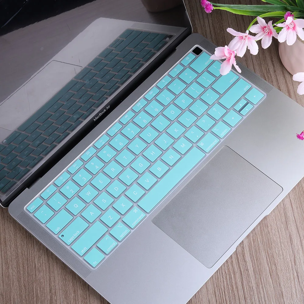 Redlai силиконовый мягкий ТПУ Клавиатура чехол для Apple MacBook новейший Air 13 2018 A1932