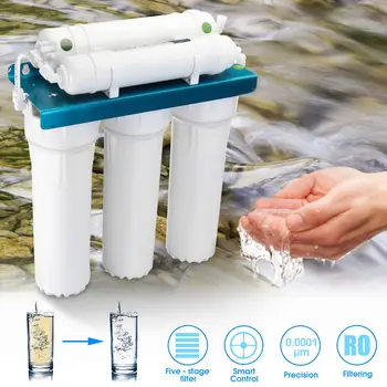 

5 Ultrafiltration Filter Water Purifier Home Kitchen Straight Drinking PP Cotton Coconut Shell Wall-mounted ABS Shell