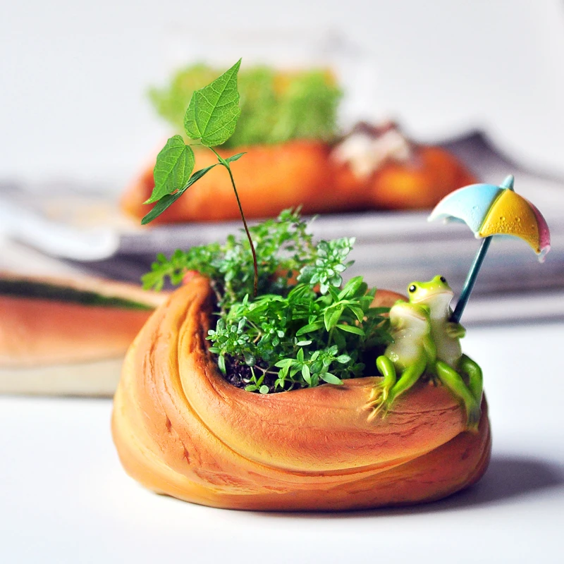 Pot De Fleurs En Resine Mignon Ecureuil Boulangerie Gateau Cafe Boutique Accessoires De Decoration De Jardin Pot De Fleurs Succulentes Pot De Plantes D Art Pot De Fleurs Aliexpress