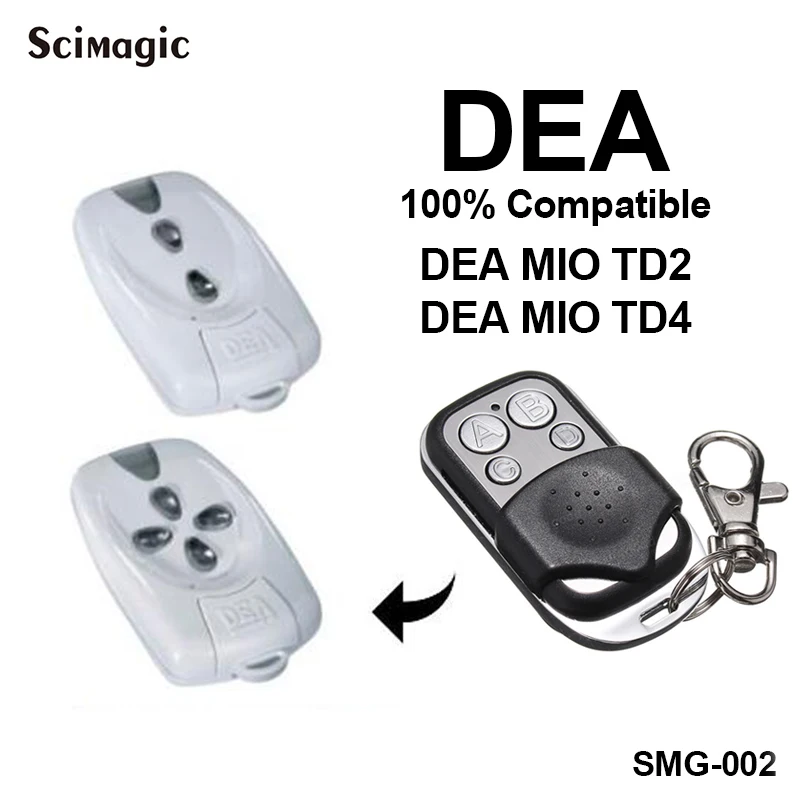 

DEA MIO TD 2/4 Remote Control 4 button Fixed code remote Clone/Duplicator