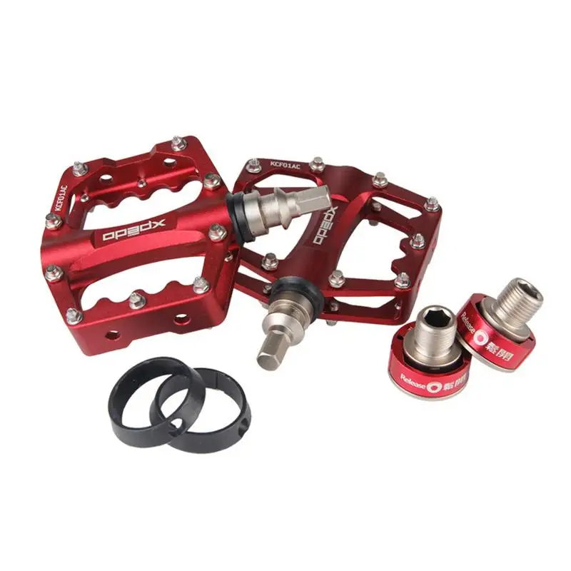 

1pair Detachable Mountain Bike Pedal Lightweight Aluminium Alloy Bearing Pedals For BMX Road MTB Bicycle Bicycle Accessories
