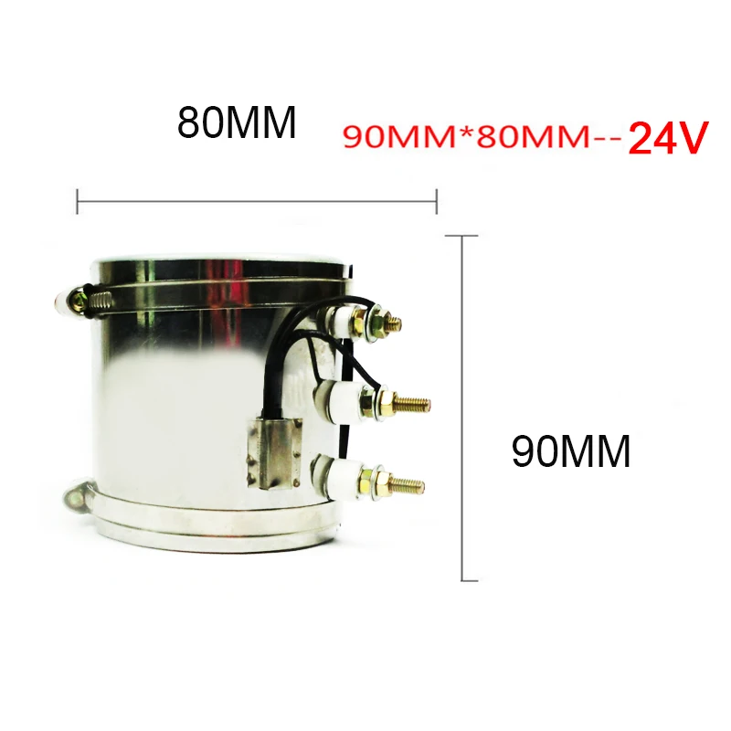 24V 80mm X90 mm Electric Heating Ring Heater For Car Diesel Pump Oil Filter Air Parking Heater