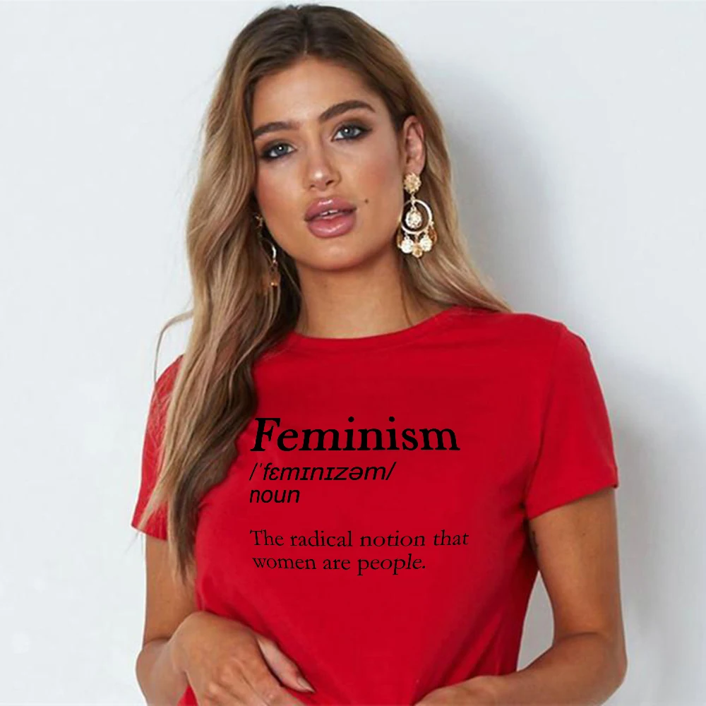 

2019 Feminism Definition Tumblr Fashion Tee Moletom Do Tumblr T Shirt Feminist T Shirt 80s 90s Girls Aesthetic Art Tee