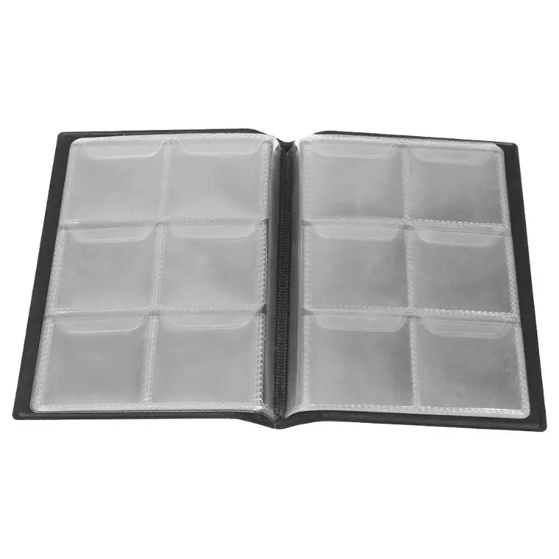 

10 Pages 60 Pockets Commemorative Coin Collection Volume Case Storage Book Money Penny Collecting Organizer
