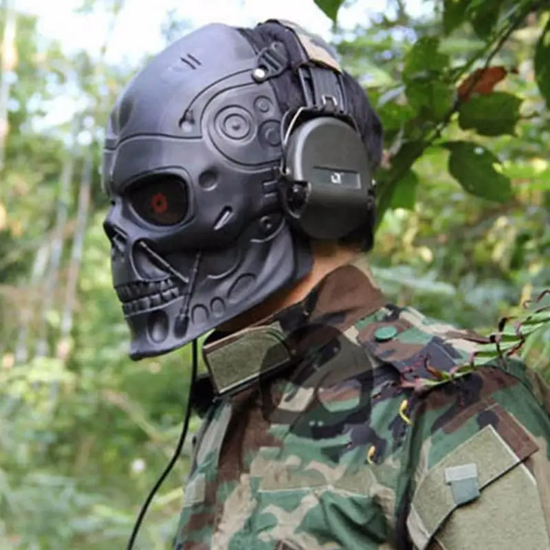 Tanie Cool CS maska na narty i rower jazda motocykl odzież sportowa na zewnątrz paintball airsoft sport plastikowa maska taktyczna