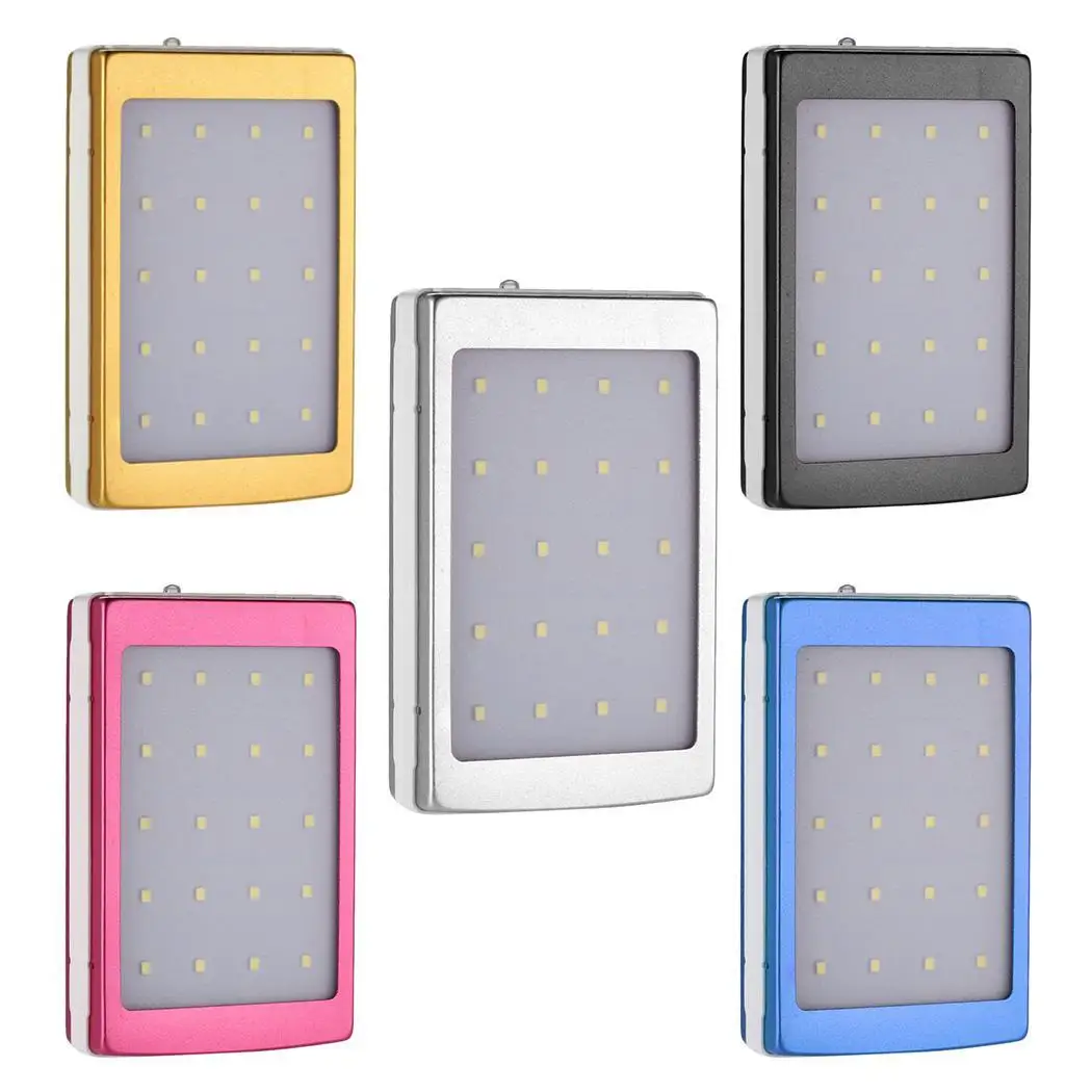 

1PC Portable Solar Power Bank 30000mAh Charging PowerBank Charger Case DIY Dual USB Battery Storage Boxes Kits (Without Battery)