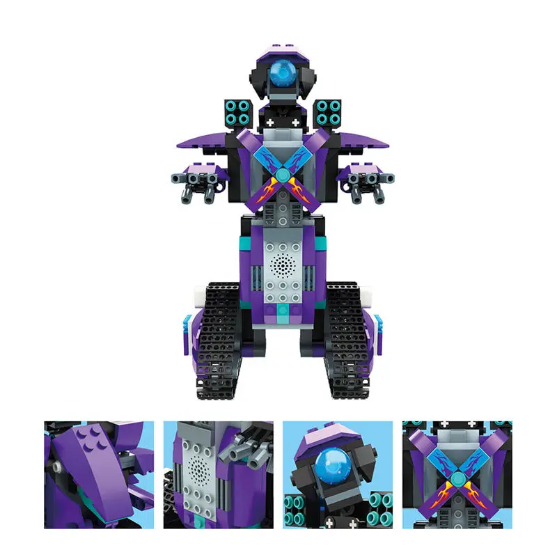 

MoFun M3 2.4G 4CH DIY Bulit Building Block Brick Remote Control Smart Robot Toy Kids Educational Toys Birthday Gifts Presents