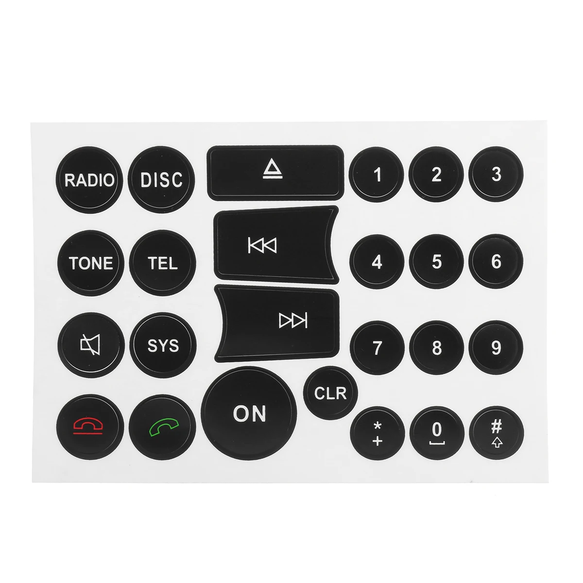 Najtaniej Samochód przycisk naprawa kierownicy AC drzwi blokada okna naklejki naklejki nowy dla Mercedes Benz 2007 2014 przycisk naprawa naklejka naklejka