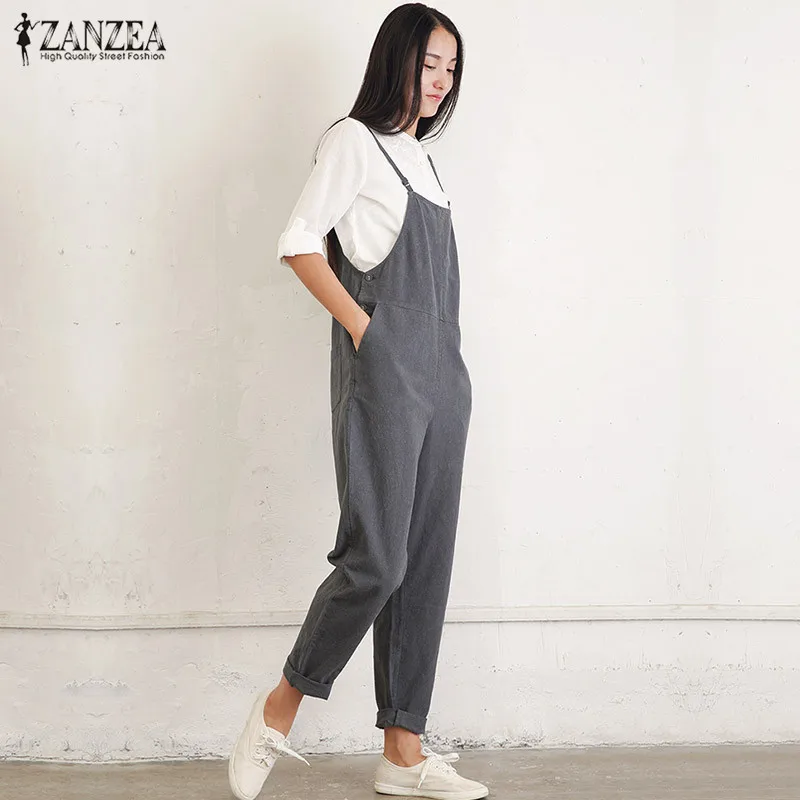 ZANZEA 2019 سروال قصير صيفي للأطفال إمرأة حللا عارضة خمر أكمام حمالة Playsuits داخلية Ovearalls زائد حجم M-5XL ZANZEA 2019 سروال قصير صيفي للأطفال إمرأة حللا عارضة خمر أكمام حمالة Playsuits داخلية Ovearalls زائد حجم M-5XL