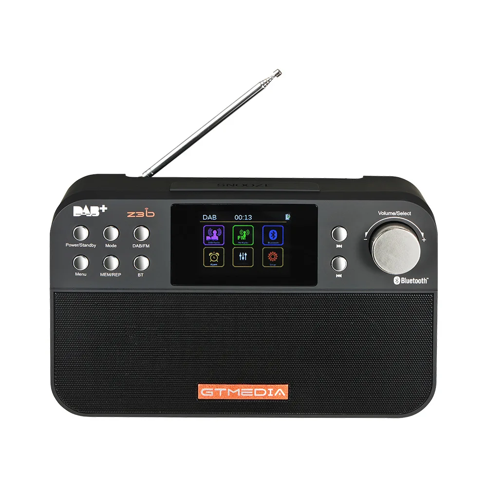 

Gtmedia Z3B Portable Digital Dab Fm Stereo Radio Receiver Tft Alarm Clock