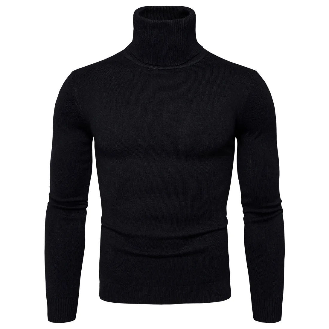 

Men's Casual Slim Fit Basic Tops Knitted Thermal Turtleneck Pullover Sweater