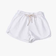 Новые женские брюки из хлопка пижамы для девочек шорты кружевное ночное белье Короткая свободная Пижама летняя одежда для отдыха пижамные штаны для подростков