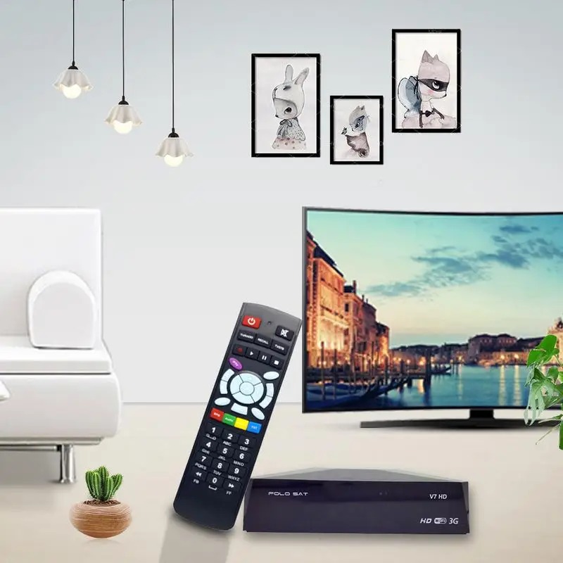 

For FOLOSAT V7 HD PowerVu Biss Key Cccamd DVB-S2 Smart TV Set Top Box Satellite Receiver