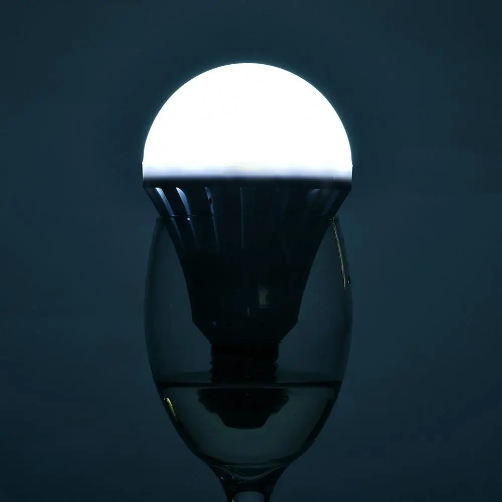 Adeeing E27 держатель лампы светодиодные аварийный свет бытовой мощности перезаряжаемый интеллектуальный свет (с переключателем) 5 Вт