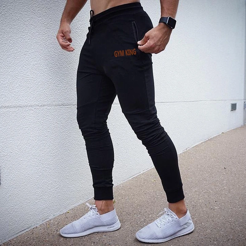 Mens Slim Fit Sports Gym Pants Jogging Running Trousers Tracksuit Sweatpants