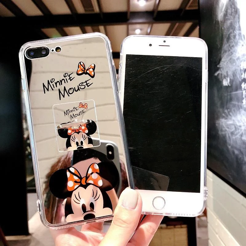 coque iphone 7 minnie miroir