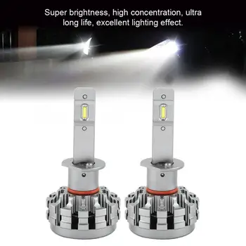 

light bulbs for cars 2Pcs Car LED Headlight Conversion Kit Flashing Light Headlamp Bulbs H1 Auto Accessories LED Headlight