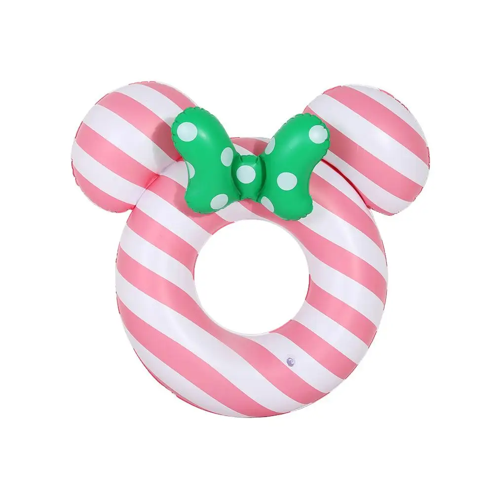 

Mickey Mouse Cartoon Shape Children Kids Swimming Ring Inflatable Pool Float Ring Pool Water Toy Thicken Float Circle
