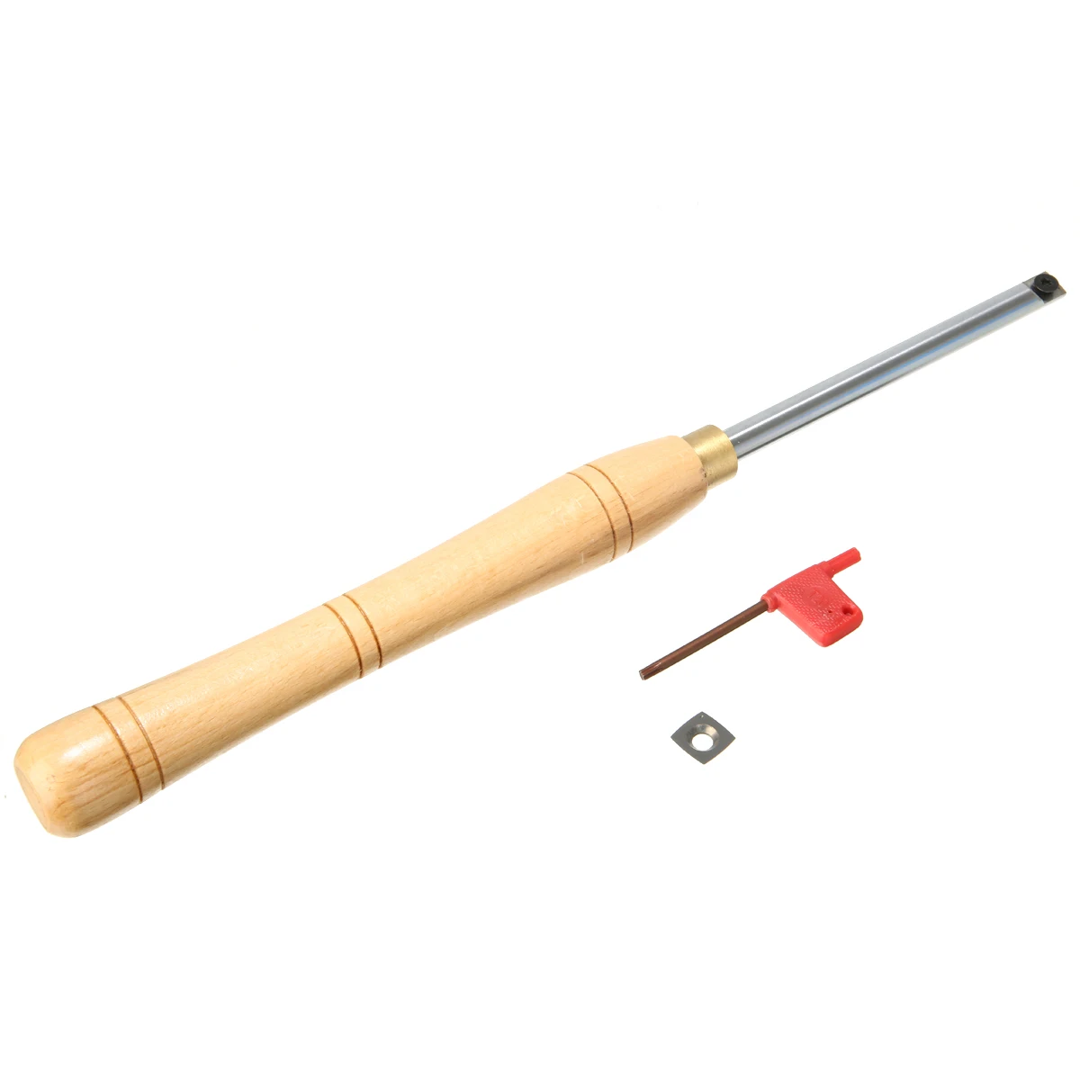 

1 Set CNC Lathe Wood Turning Tool 90 HCR Square Carbide Inserts with Wrench Woodworking Practical Cutting Tools