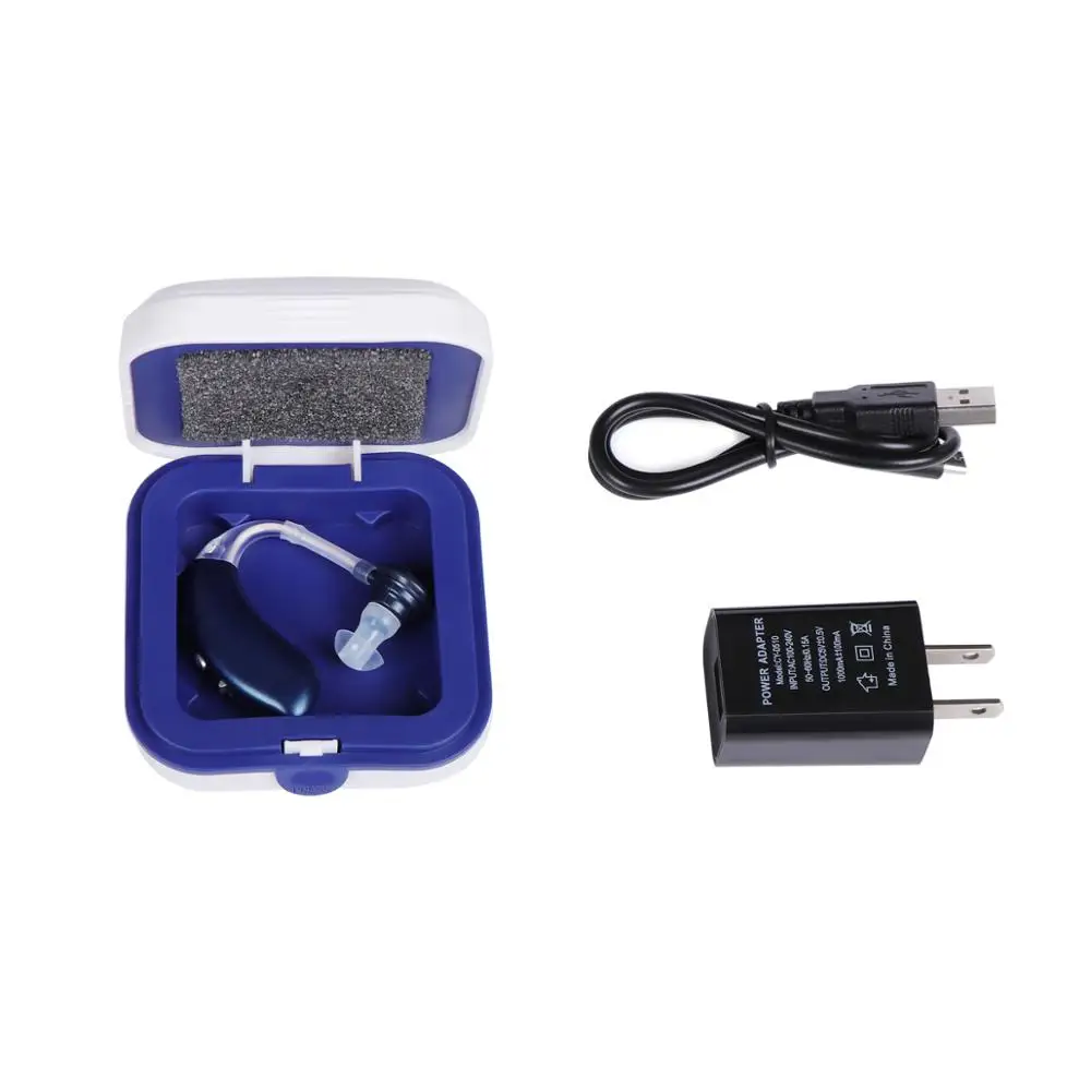 4 Modes Digital Hearing Aid Rechargeable BTE Hearing Aids for the Elderly Hear Clear Ear Amplifier Compared to Siemens DropShip