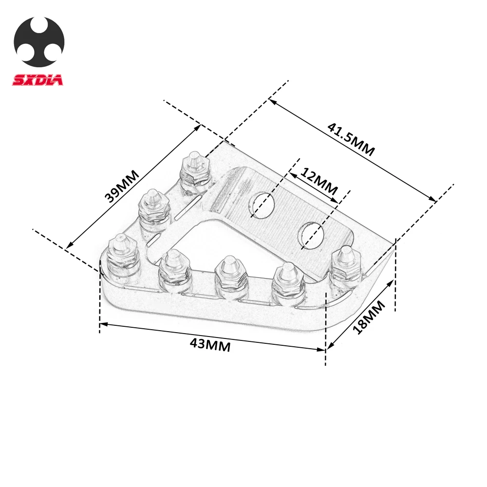 Задняя педаль тормоза для мотоцикла рычаг KTM 125 250 350 450 SX SXF EXC EXCF XC XCF XCW Husqvarna TE FE TC