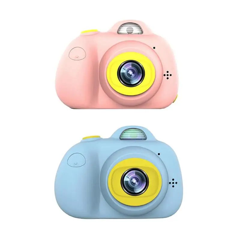 Camera Toy Kid 2 Inch Digital Mini Camera Cartoon Cute Camera Toys for Kids Baby Cute Cartoon Multifunction Camera Toy Best Gift