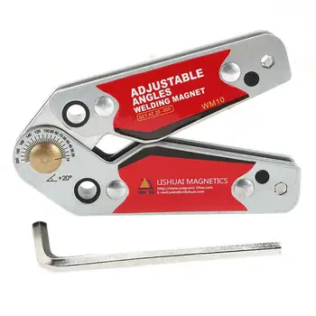 

Wm10 Adjustable Magnetic Welding Positioner With Wrench Adjustable Angle Welding Fixed Fixture Welding Tool Locator #35