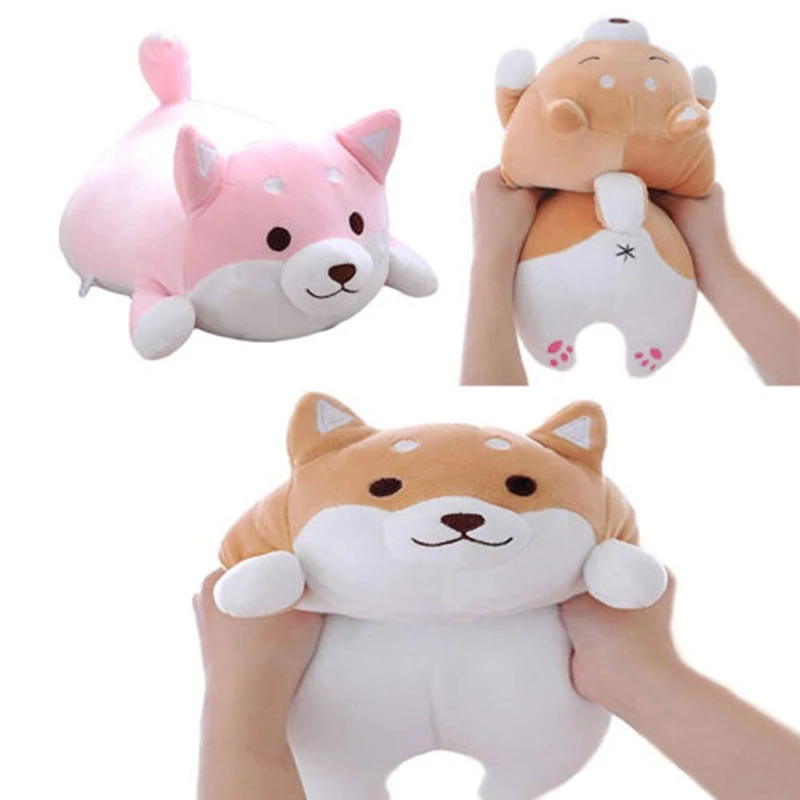 plush dog pillow
