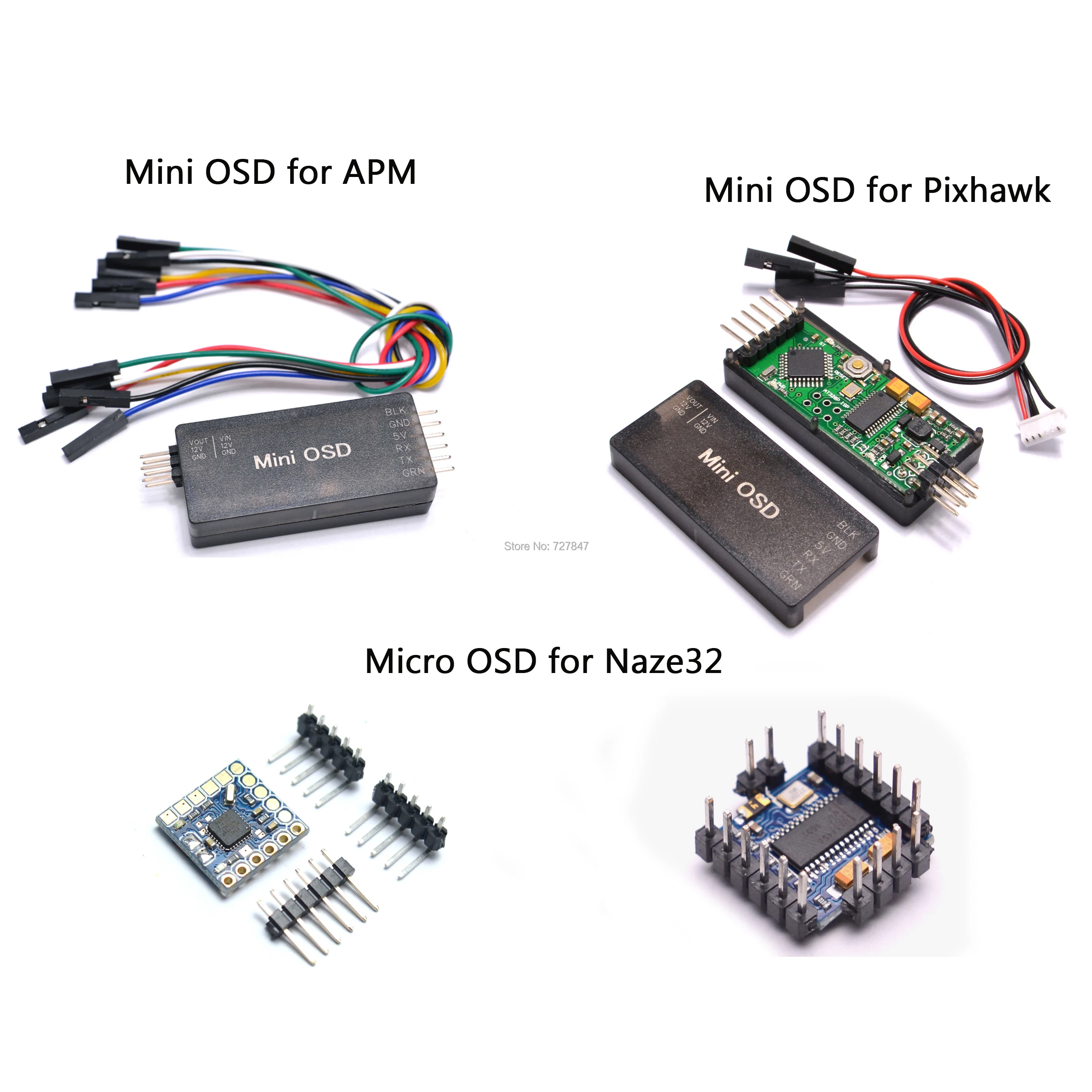 MICRO MINIMOSD Minim OSD Mini для квадрокоптера мультикоптера APM / PIXHAWK/NAZE32 управление