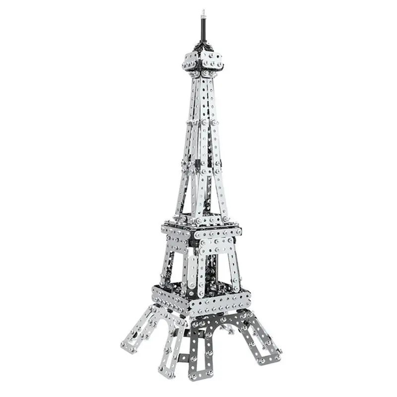 

791PCS 3D Metal Puzzle Model DIY Stainless Steel Assembled Eiffel Tower Paris Tower For Adult Children Collection Puzzle Toys