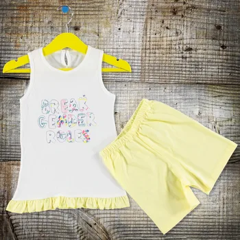 

Aziz Bebe Girl Tshirt Short 2 Pack Set