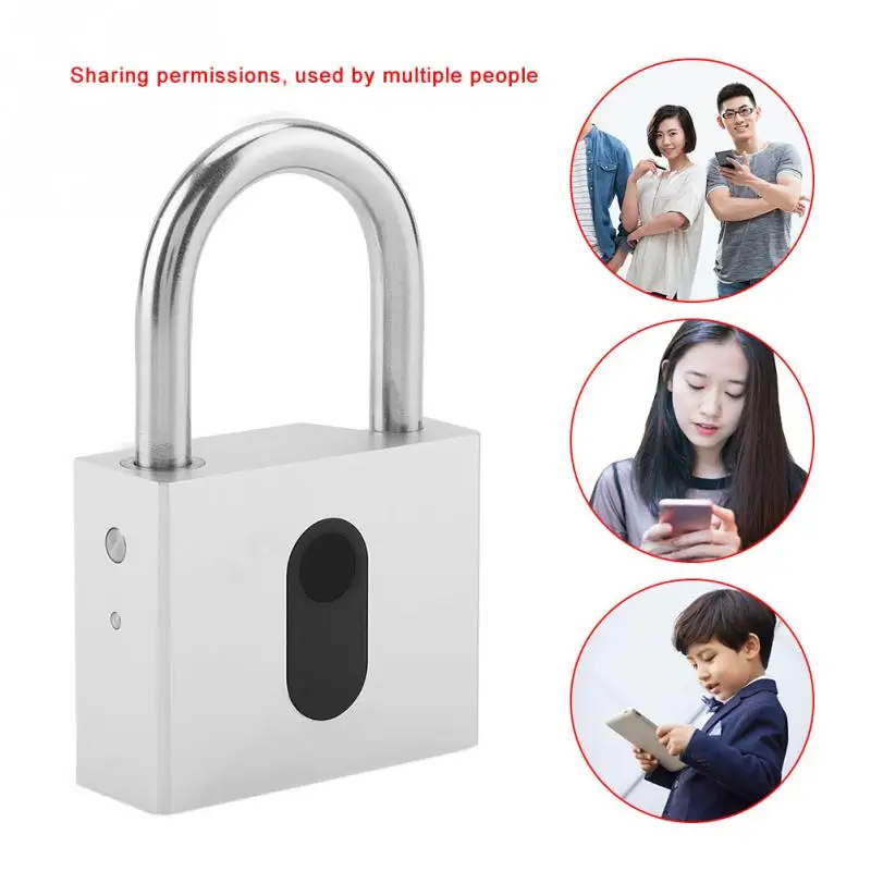 

Keyless Smart Lock Anti-theft Backpacks Lock Padlock Mobile Phone Bluetooth APP Control Wireless Smart Lock Waterproof