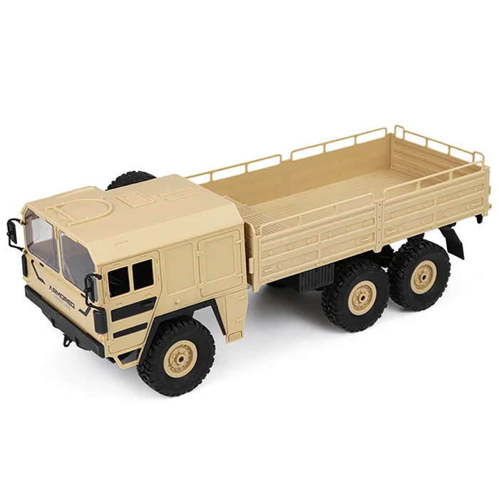 

JJRC Q64 1 / 16 2.4GHz Wireless Remote Control Toy 6WD RC Military Truck Rock Crawler RTR Toy 500g Load Capacity 6 WD RC Truck