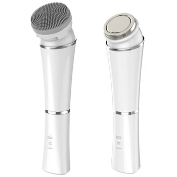 

3 In 1 Multifunctional Face Care Tool Mezoroller Ultrasonic Face Cleaning Blackhead Remover Vacuum Cleaner Black Dot