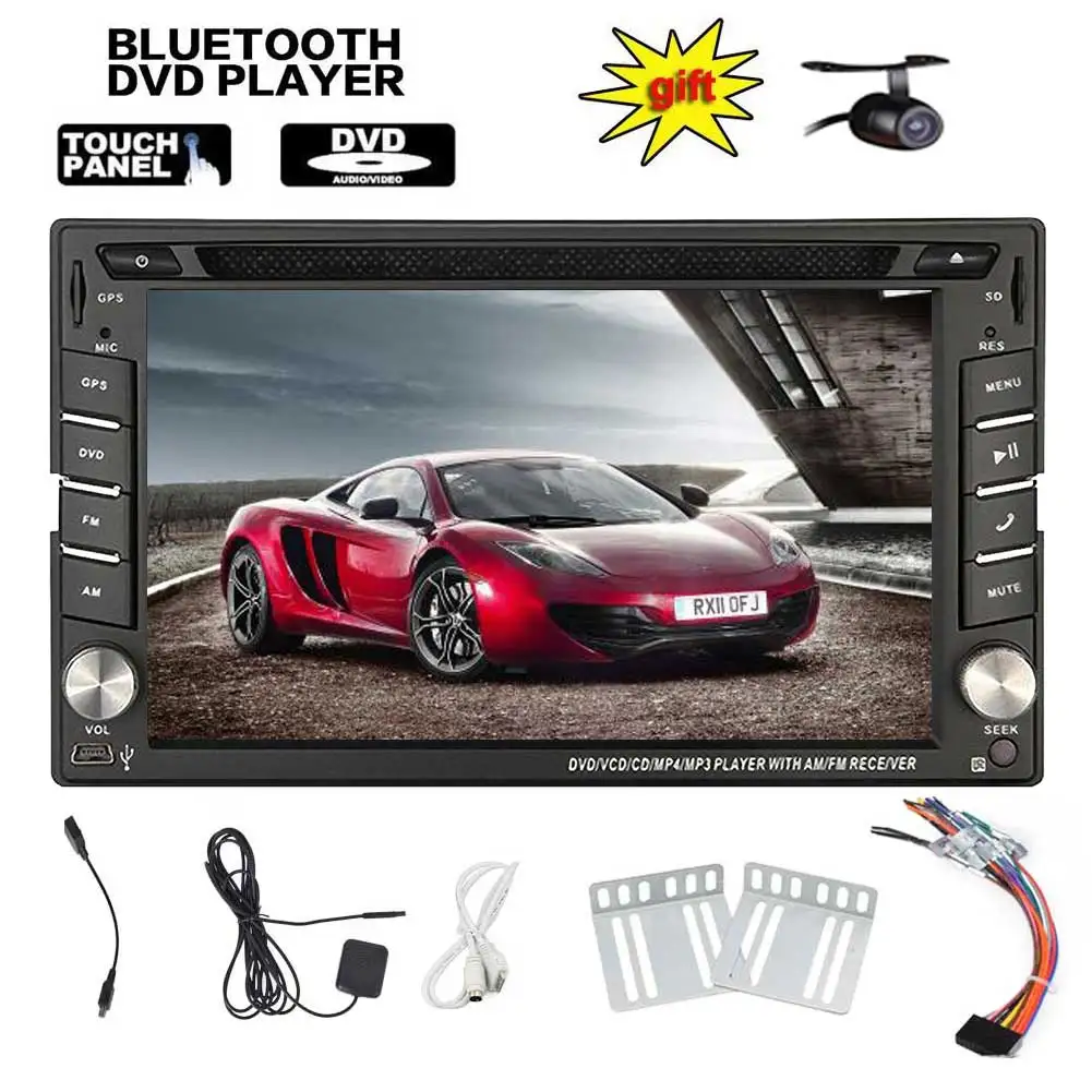 Eincar 2 Дин Радио DVD gps навигация для Универсальный Автомобильный автомобиль аудио