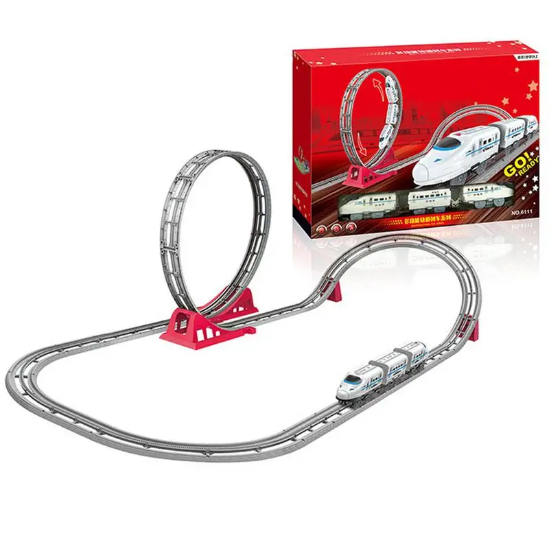 

Electric Simulation Harmony High-Speed Motor Train Unit Train Track Model Toy For Boy Parent-child Assembly
