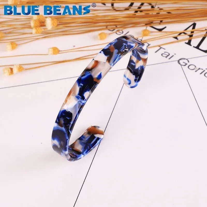 Bangle bracelet 11color Fashion Acetate Bracelets & bangles Minimalist Design charms Bracelet for Women tiffan Jewelry accessories jewellery
